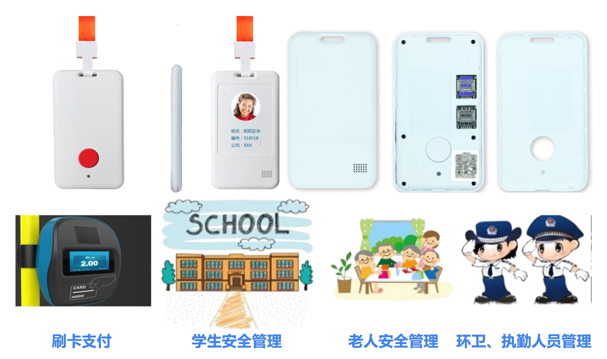 定位器,胸卡,工牌