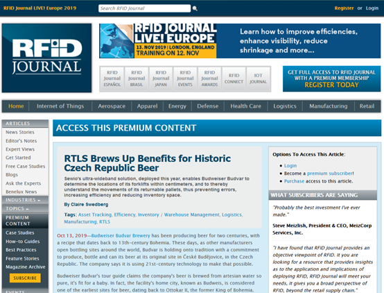 RTLS 为历史悠久的捷克共和国啤酒带来好处1.png